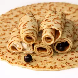 Crepes with flour