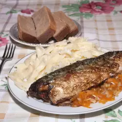 Baked Fish with tomato paste