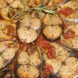 Oven-Baked Bonito with Onions