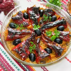 Stuffed Dry Peppers with Olives