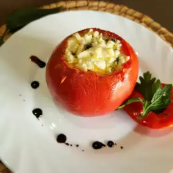 Stuffed Tomato with butter