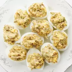 Stuffed Eggs with butter