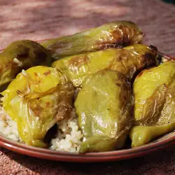 Stuffed Peppers with Feta Cheese and Rice