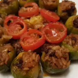 Stuffed Brussels Sprouts with Rice and Turkey