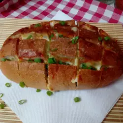 Stuffed bread with butter