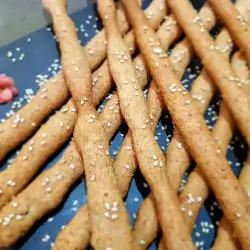 Breadstick with sesame seeds