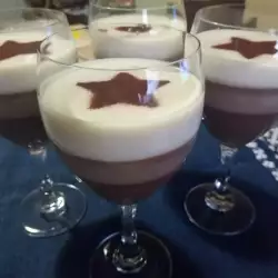 Three Chocolate Panna Cotta