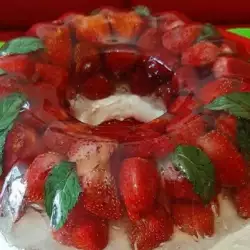 Strawberry Jelly Panna Cotta