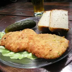 Schnitzels with eggs