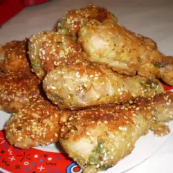 Chicken Legs with Sesame Seeds
