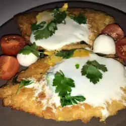 Turkey Schnitzel with Eggs