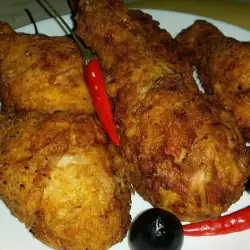 Fried Chicken with milk