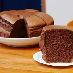 Vanilla Cake with Cocoa