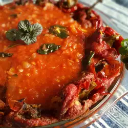 Rustic Roasted Peppers with Tomato Sauce