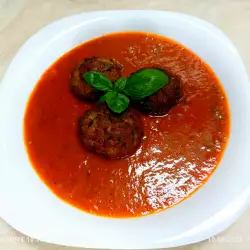 Meatballs with Sauce and Onions