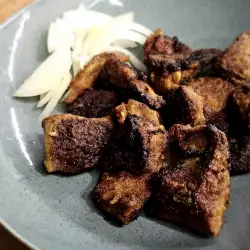 Fried Pork Liver with Corn Flour