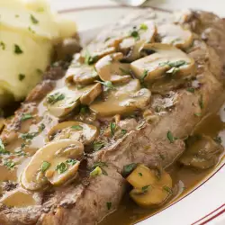 Stewed steaks with Peppers