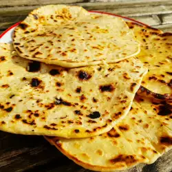 Flatbread with Butter and Garlic