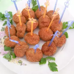 Party Meatballs with eggs