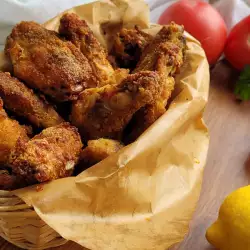 Breaded Chicken Wings with Breadcrumbs