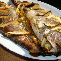 Fish in oven with Carrots