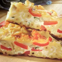 Spanish Tortilla with peppers