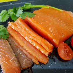 Salmon with Peppers