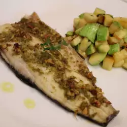 Baked Fish with basil