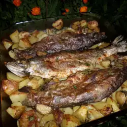 Oven-Baked Trout with Potatoes