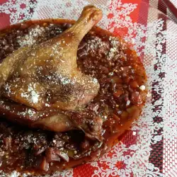 Roasted Duck Legs with Sauce