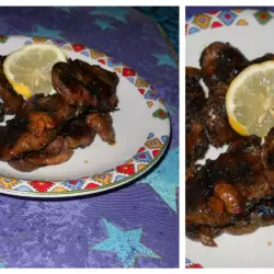 Grilled Duck Hearts with Soy Sauce