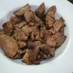 Turkey Liver with Onions and Garlic