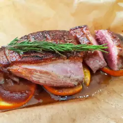 Duck Magret with oranges