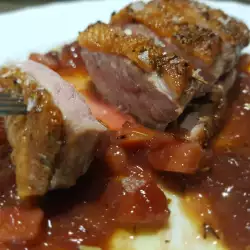 Duck Magret with Rosemary and Sweet and Sour Sauce
