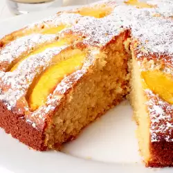 Fruit Cake with peaches