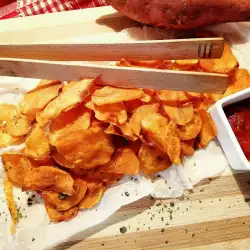Oven-Baked Sweet Potato Chips