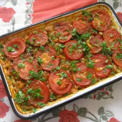 Oven-Baked Beans with Tomatoes