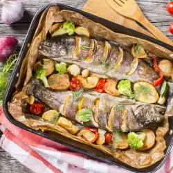 Oven Roasted Trout with Vegetables