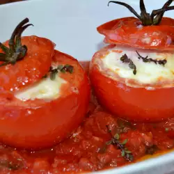 Roasted Tomatoes with Eggs