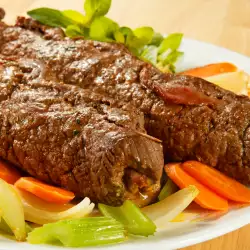 Beef Roll with Carrots