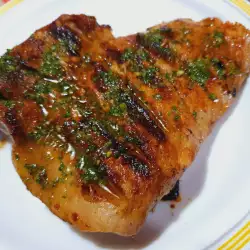 Pork with Sauce and Parsley