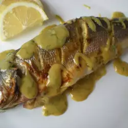 Oven-Baked Sea Bass with Lemons