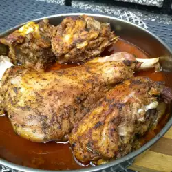Roasted Lamb with wine