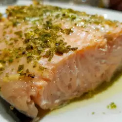 Baked Fish with chives