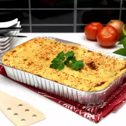 Lasagna with flour