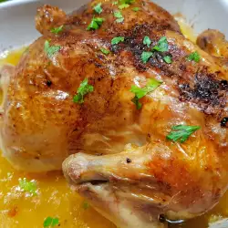 Roast Chicken with cloves
