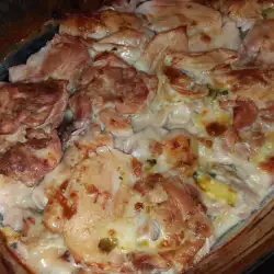 Roasted Chicken Legs with Cheese