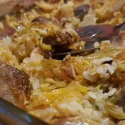 Rice and Cabbage with Lard