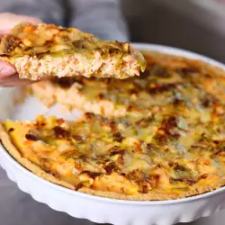 Baked Dish of Rice and Fish