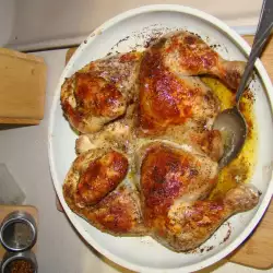 Roast Chicken with savory